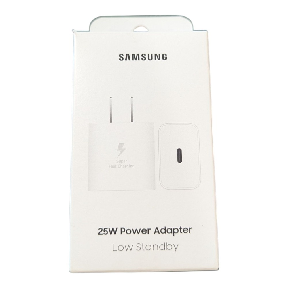 X2. Samsung 25W Super Fast‎ Wall Charger Low Standby - White